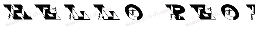 HELLO PEOPLE字体转换
